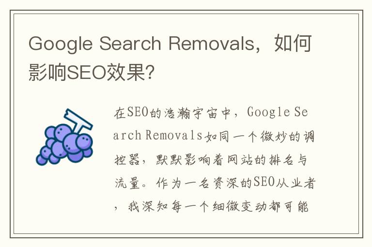 Google Search Removals，如何影响SEO效果？